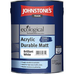 Johnstones Acrylic Durable Matt 5 л високоякісна емульсія для стін та стель