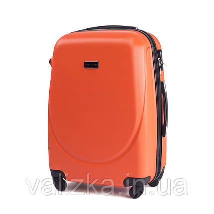 Середній пластиковий чемодан Wings 310 помаранчевий, фото 2