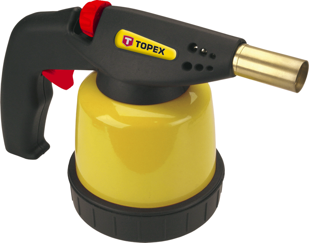 Лампа 44E141 Topex паяльна газова, картриджі 190 г, п'єзорозпал, фото 1