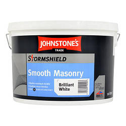 Johnstones Stormshield Smoosh Masonry Finish 10 л. акрилова фарба для фасаду