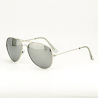 Очки TOP Aviator капли солнцезащитные Silver S