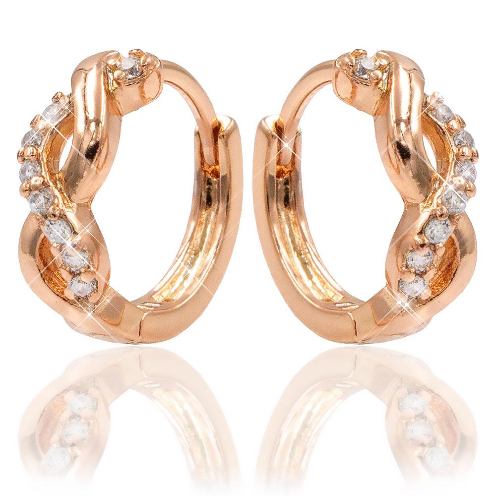Сережки Xuping 1,3 см (Медичне золото) 324640/2