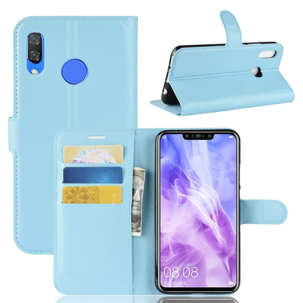 Чохол-книжка Litchie Wallet для Huawei Nova 3 Блакитний