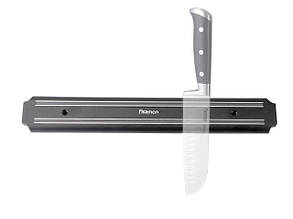 Настінна магнітна планка для зберігання ножів 38х5х1.5см з пластику Fissman