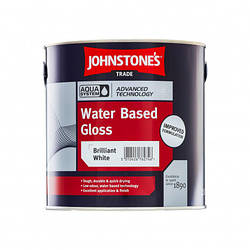 Johnstones Water Based Gloss 2,5 л Акрилова емаль водонепроникний водний блиск