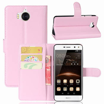Чохол-книжка Litchie Wallet для Huawei Y5 2017 Світло-рожевий