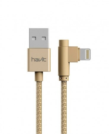 Кабель для передачі даних смартфона Havit HV-CB8503 lightning golden