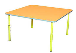 Стіл дитячий квадратний, регульований №1-3 для дитсадка та школи