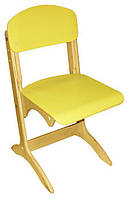 Стілець фанерний "Антошка", частково фарбований, №1-3 для дитсадка та школи