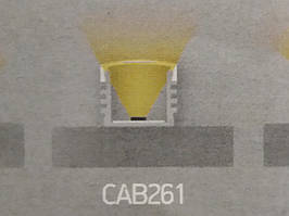 Профіль для світлодіодної стрічки Feron CAB261 (накладної високий).