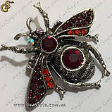 Брошка Кришталевий жук — "Crystal Beetle" + подарункове паковання, фото 4