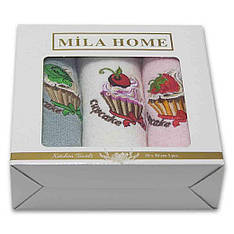 Серветки Mila Home 30*50 3 штуки 30*50, 1