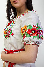 Плаття вишите короткий рукав в українському стилі, фото 2