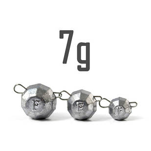 Вантаж "Гранований" 7 гр. Свинцевий (5 шт.) Fanatik