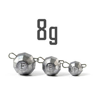 Вантаж "Гранований" 8 гр. Свинцевий (5 шт.) Fanatik