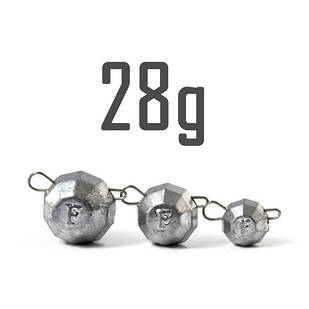 Вантаж "Гранований" 28 гр. Свинцевий (5 шт.) Fanatik