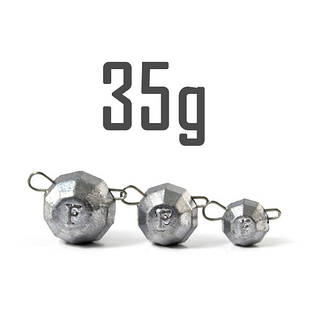 Вантаж "Гранований" 35 гр. Свинцевий (3 шт.) Fanatik