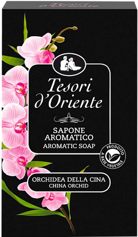 Натуральне мило Tesori d`Oriente sapone aromatico ORCHIDEA Орхідея 150 г, фото 2