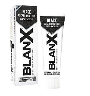 Зубна паста Blanx Classic Black Захист від плям Чорна з вугіллям 75 мл, фото 2