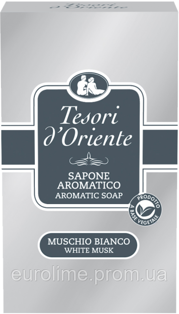 Натуральне мило Tesori d`Oriente Muschio Bianco 150 г