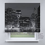 Римська штора з фотодруком Міста Black&white, фото 10