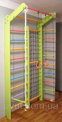 Комбінований спорткомплекс кольоровий 230 см, фото 1