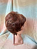 Перука коротка з канекалону рудий мікс 3363-27Н33Н130, фото 5
