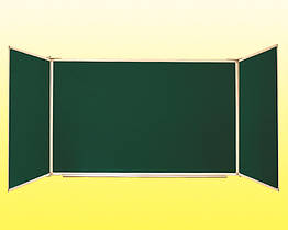 Дошка 3-стулкова для крейди 4000х1000 мм (5 робочих поверхонь)