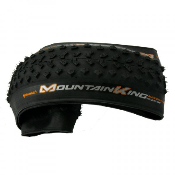 Велосипедна покришка шина Continental Mountain King 2.4, 26"x2.40, 60-559, Foldable, BlackChili, ProTection, Skin, чорний