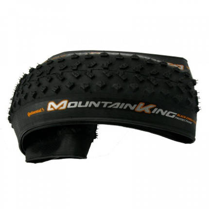 Велосипедна покришка шина Continental Mountain King 2.4, 26"x2.40, 60-559, Foldable, BlackChili, ProTection, Skin, чорний, фото 1