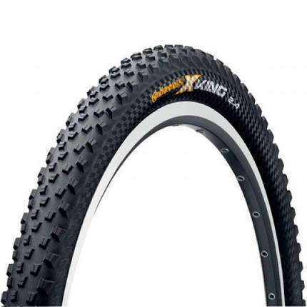 Велосипедна покришка шина Continental X King 2.4, 27.5"x2.40, 60-584, Foldable, PureGrip, Performance, Skin, чорний, фото 1