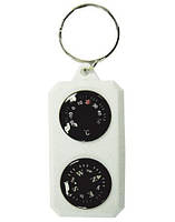 Компас-брелок сувенирный с термометром SOL, SLA-003