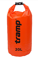 Гермомешок водонепроницаемый 20 литров orange Tramp, TRA-113-orange