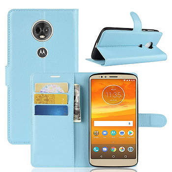 Чохол-книжка Litchie Wallet для Motorola Moto E5 Plus XT1924 Блакитний