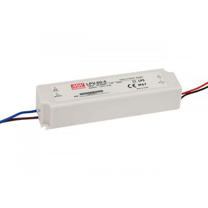Блок живлення імпульсний Mean Well 40W 5V (IP67, 8A) PRO