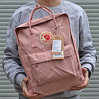 Рюкзак Fjallraven Kanken Classic Bag pink. Живе фото. Premium (топ ААА+)