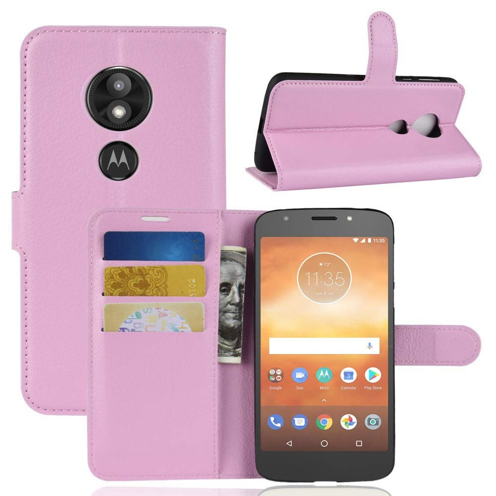 Чохол-книжка Litchie Wallet для Motorola Moto E5 Play XT1921 Світло-рожевий