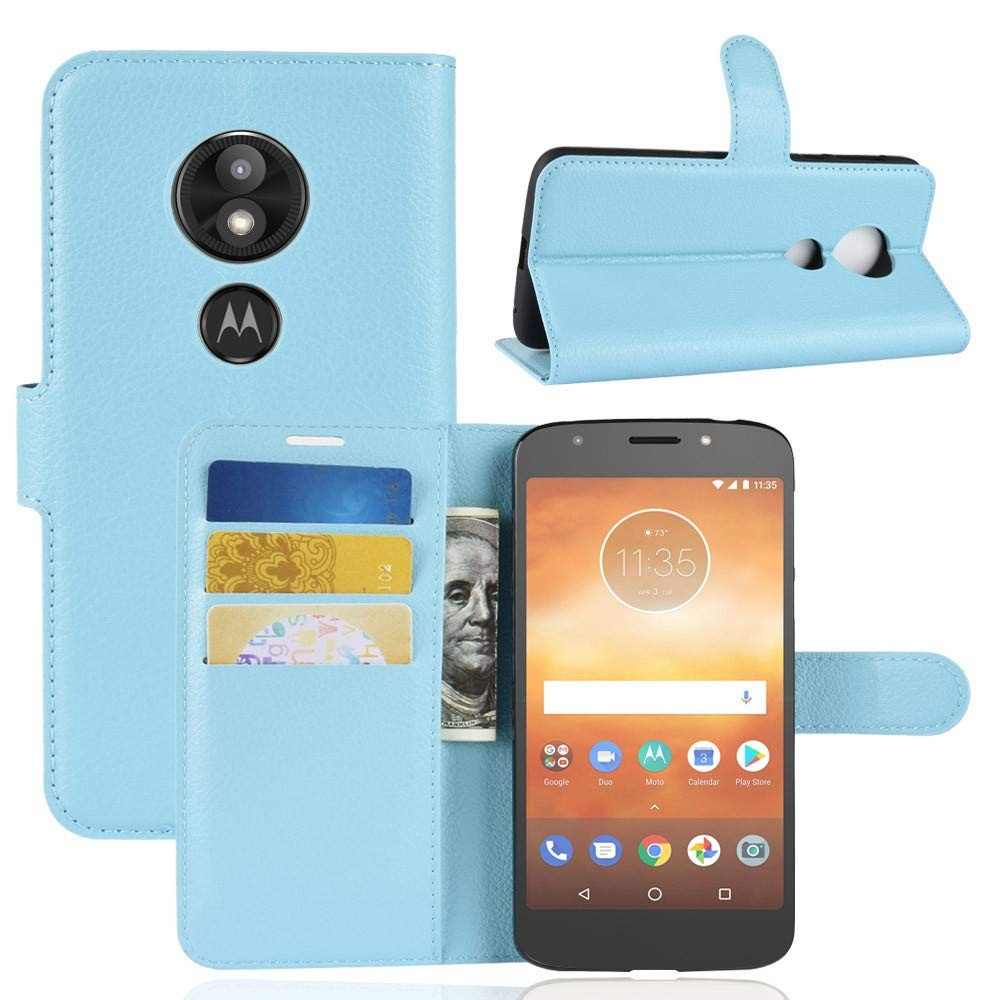 Чохол-книжка Litchie Wallet для Motorola Moto E5 Play XT1921 Блакитний