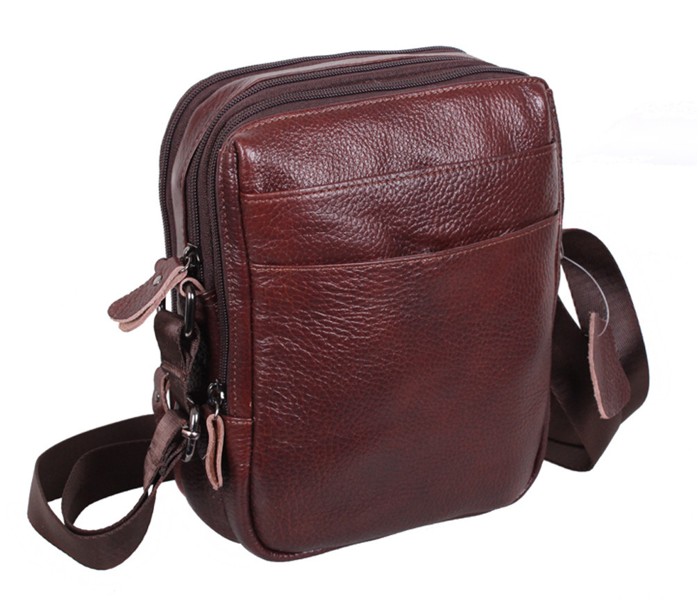 Чоловіча шкіряна сумка Dovhani Dov-8143-Коричнева 54