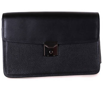 Барсетка чоловіча шкіряна Norton 3071010 Чорна