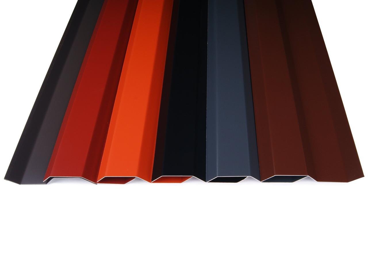 Планка примикань (лиштва) Abwerg Alu 71 мм х 2 н. м алюміній коричневий — RAL 8017