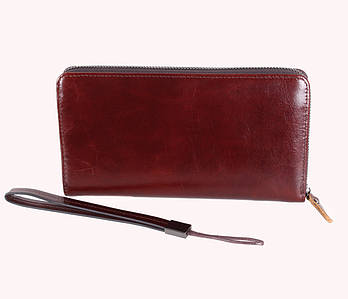 Клатч чоловічий шкіряний Dovhani COFFEE001-41 Бордовий