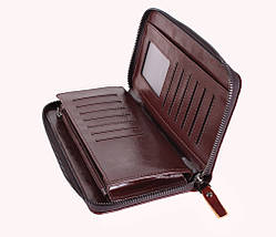 Клатч чоловічий шкіряний Dovhani COFFEE001-41 Бордовий, фото 5