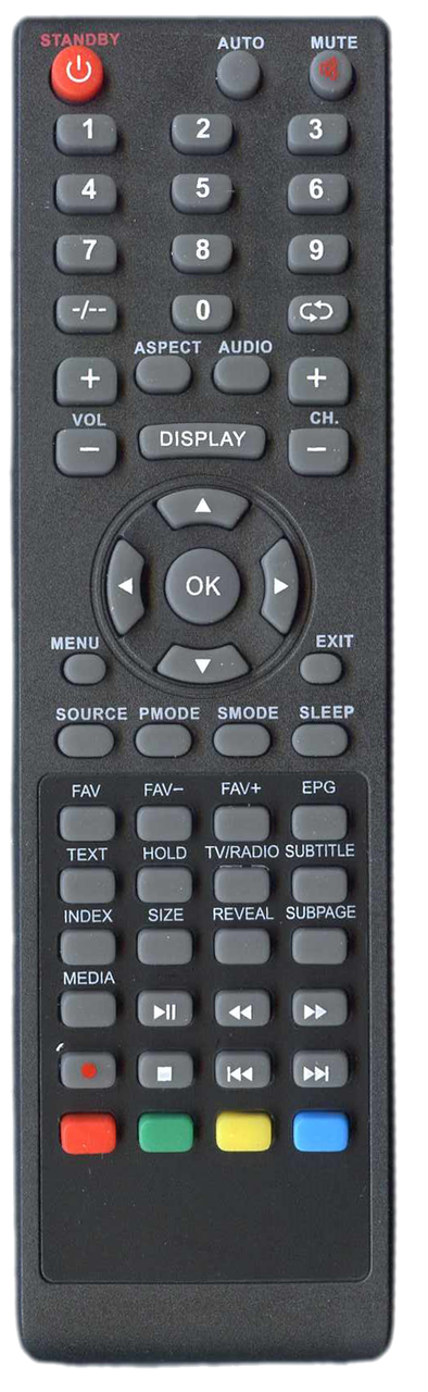 Пульт для телевізора Saturn LED-321 <unk> LCD-267, фото 1