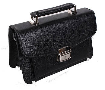 Барсетка чоловіча шкіряна Dovhani BA4136-102 Чорна