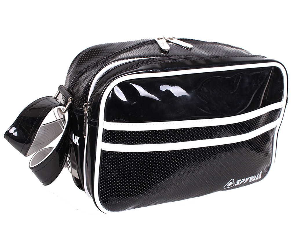 Спортивна сумка зі штучної шкіри sport302685 чорна