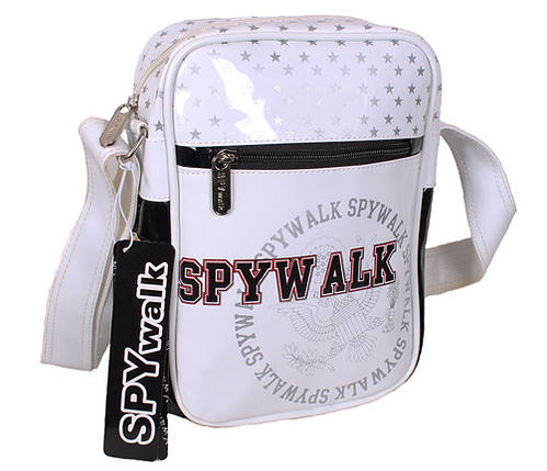 Спортивна сумка зі штучної шкіри sport302699 біла, фото 1