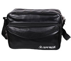 Спортивна сумка зі штучної шкіри sport303120 чорна, фото 3