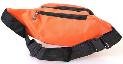Сумка текстильная на пояс Dovhani Q003-2Orange137 Оранжевая, фото 4