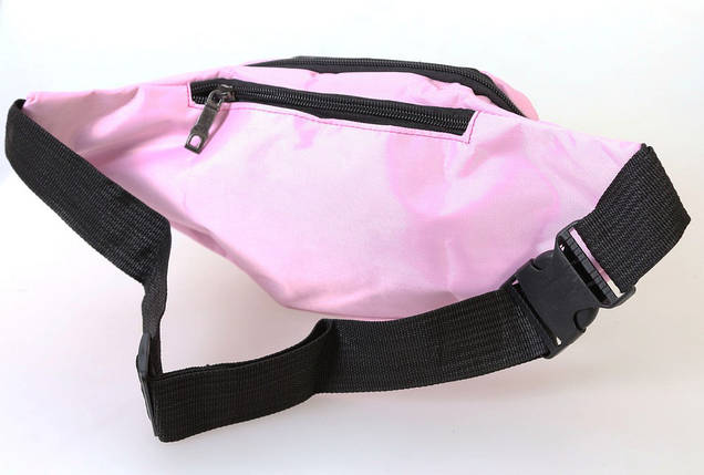 Текстильна Сумка на пояс Dovhani Q003-3SkyPink138 Рожева, фото 4